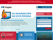 Tablet Screenshot of kepler.cl